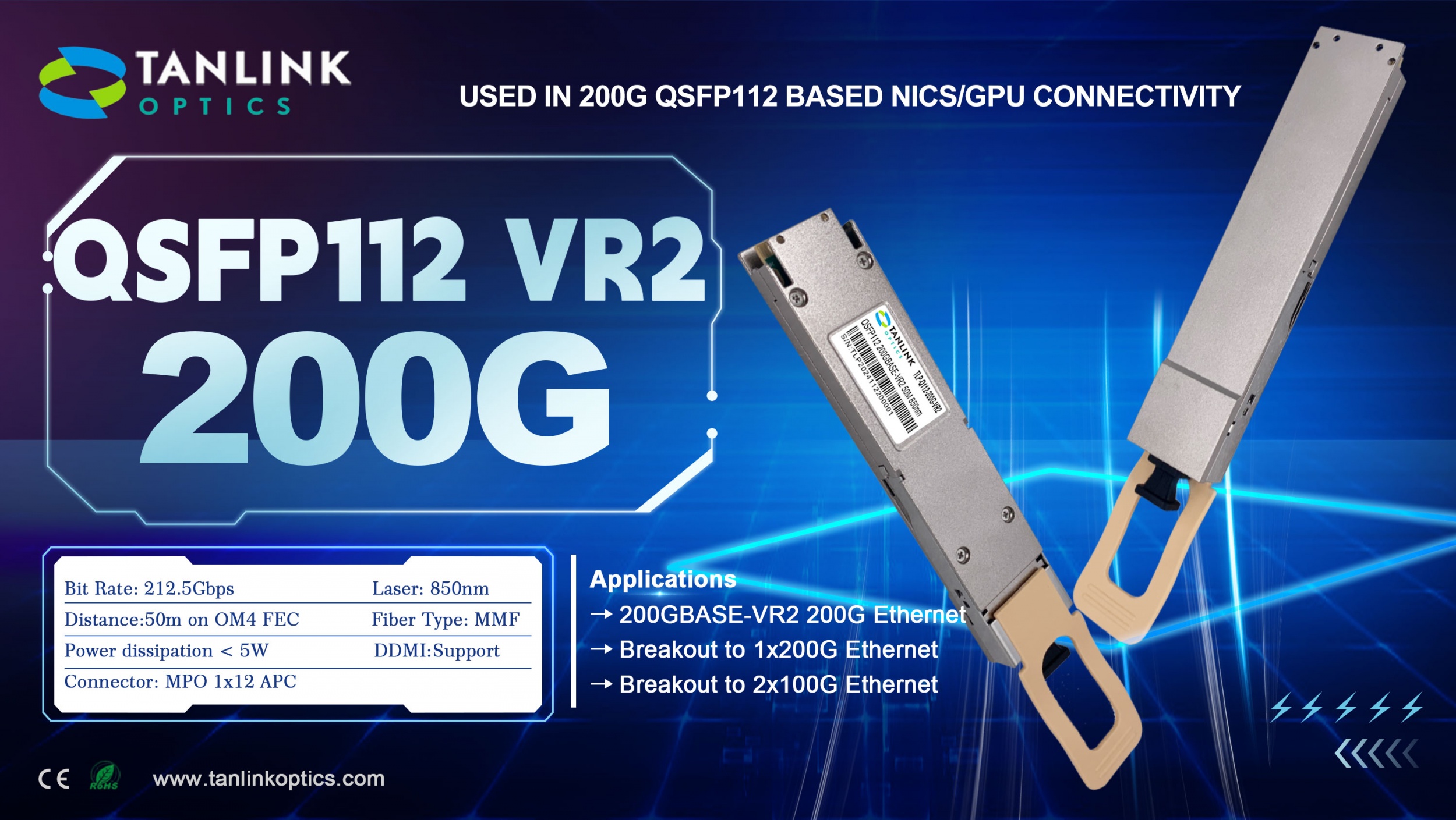 QSFP112 VR2
